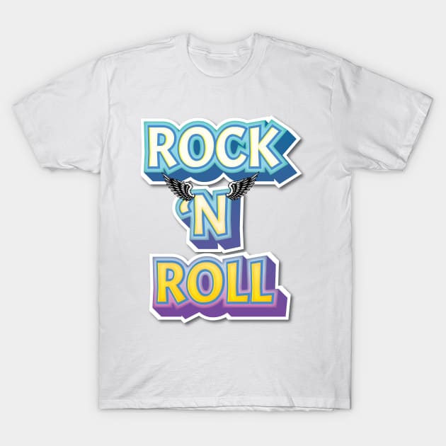 ROLL N ROCK T-Shirt by sonnycosmics